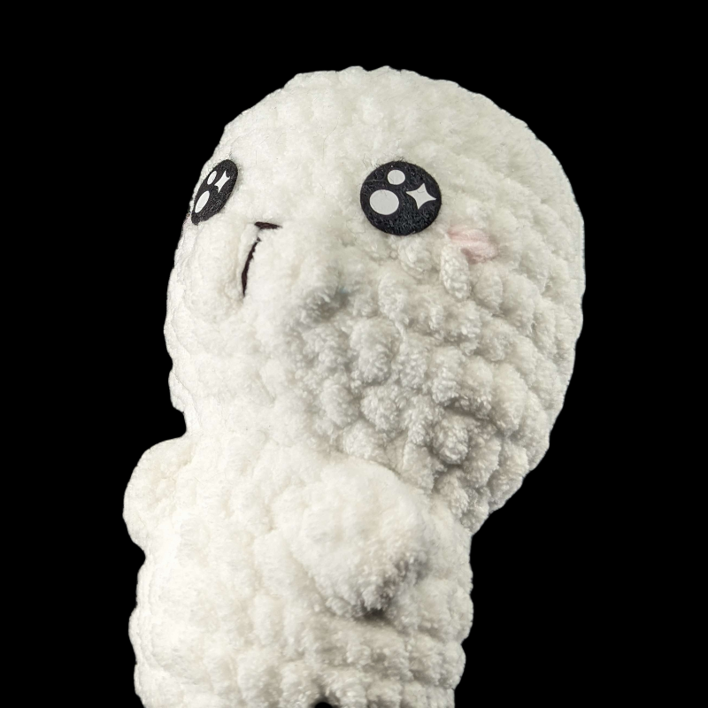 Baby Seal with Kawaii Eyes Crochet Plush