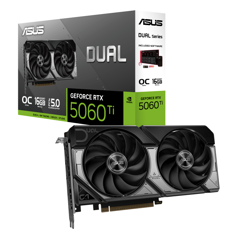 ASUS Dual GeForce RTX 5060 Ti 16GB GDDR7