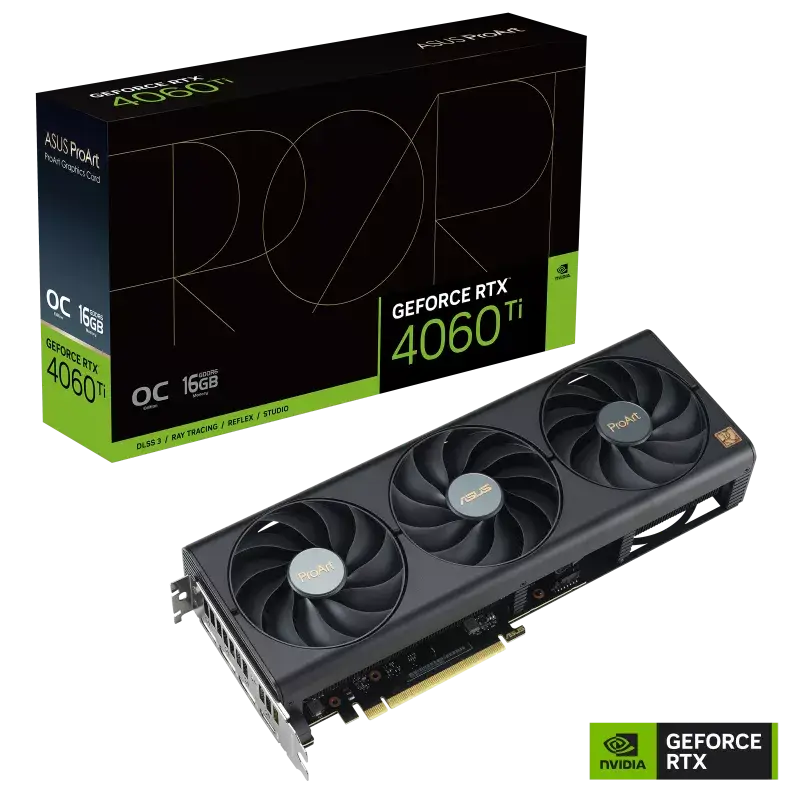 ProArt GeForce RTX™ 4060 Ti OC edition 16GB GDDR6