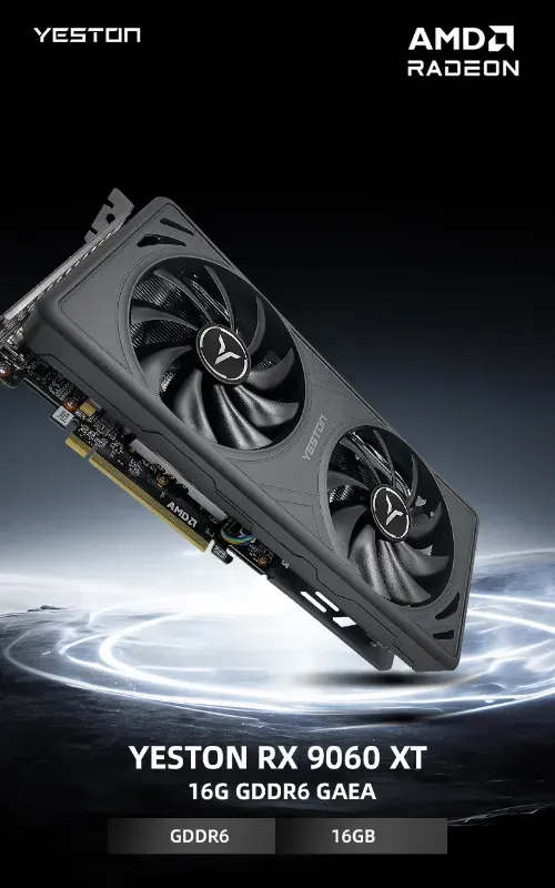 Yeston GAEA Radeon RX 9060 XT 16GB