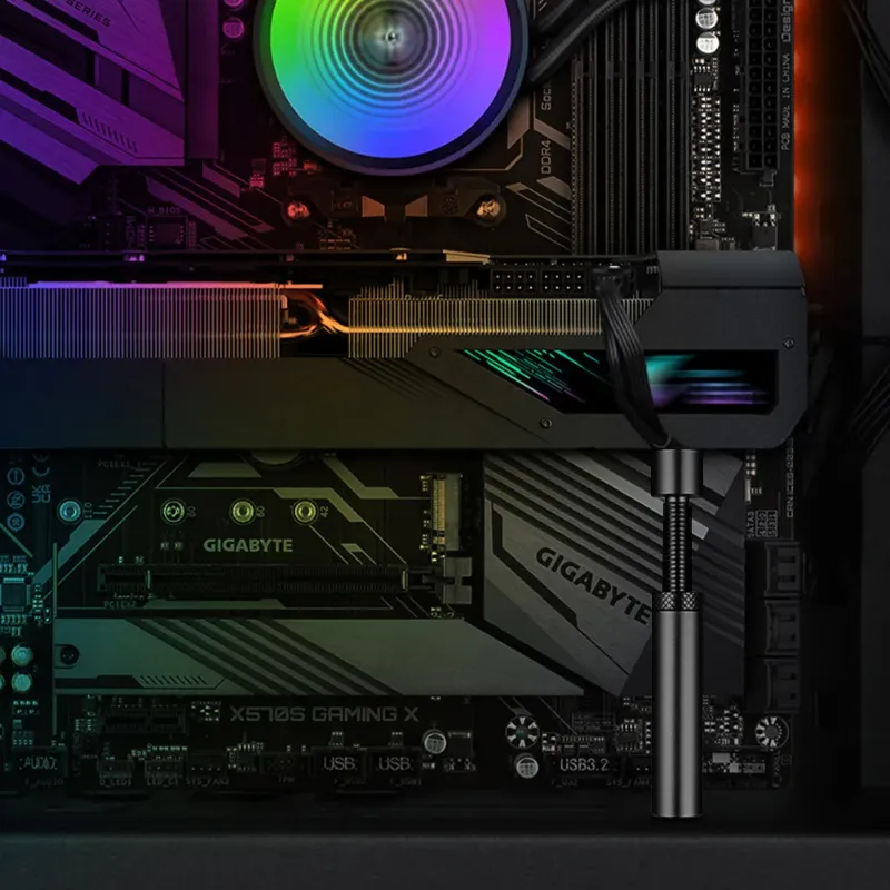 Graphics Card GPU Holder Adjustable Telescopic Rotary Screw Aluminum Alloy Support Vertical GPU Bracket Desktop PC Accessories