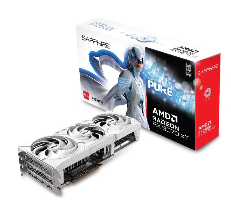 PURE AMD Radeon™ RX 9070 XT 16GB GPU