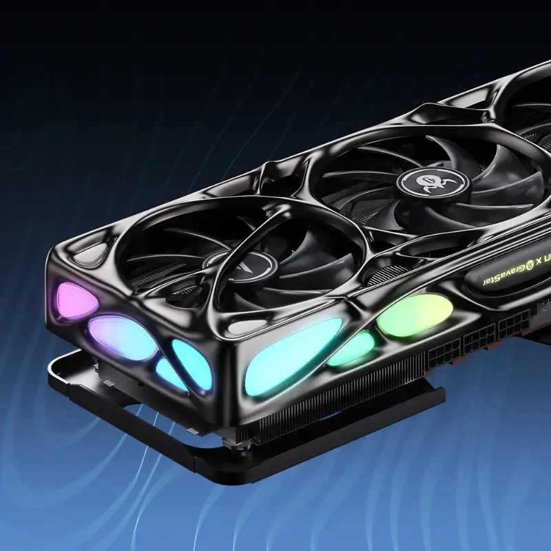 Yeston x GravaStar AMD RADEON RX 9070 XT 16G GDDR6 Mercury Nova OC