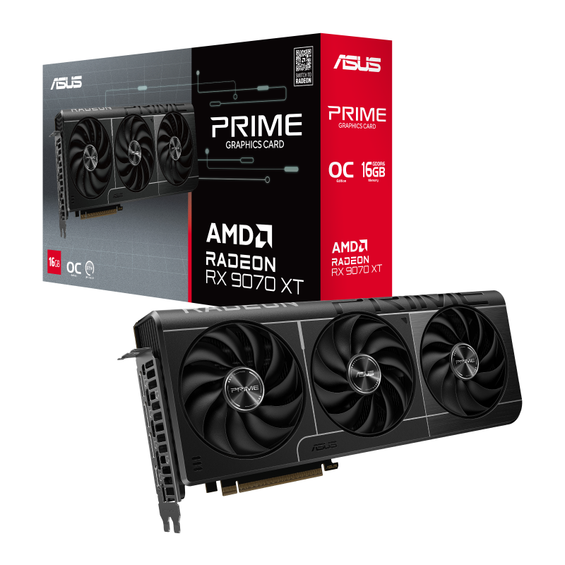 ASUS Prime Radeon™ RX 9070 XT 16GB GDDR6 OC Edition