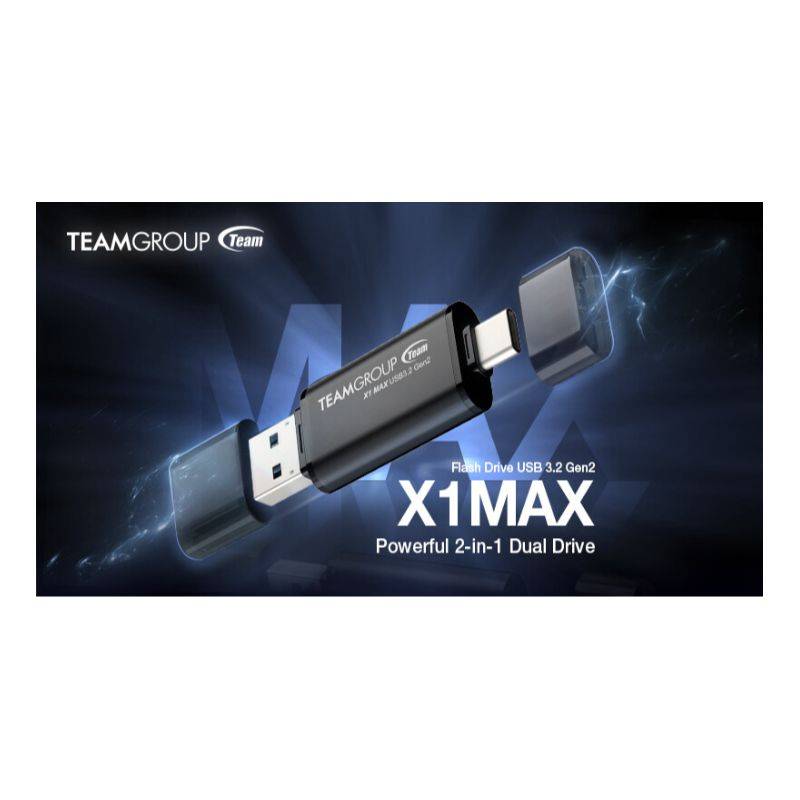 TEAM X1 USB 3.2 GEN1 DUAL DRIVE 128GB
