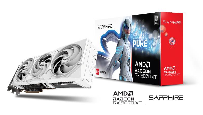 PURE AMD Radeon™ RX 9070 XT 16GB GPU