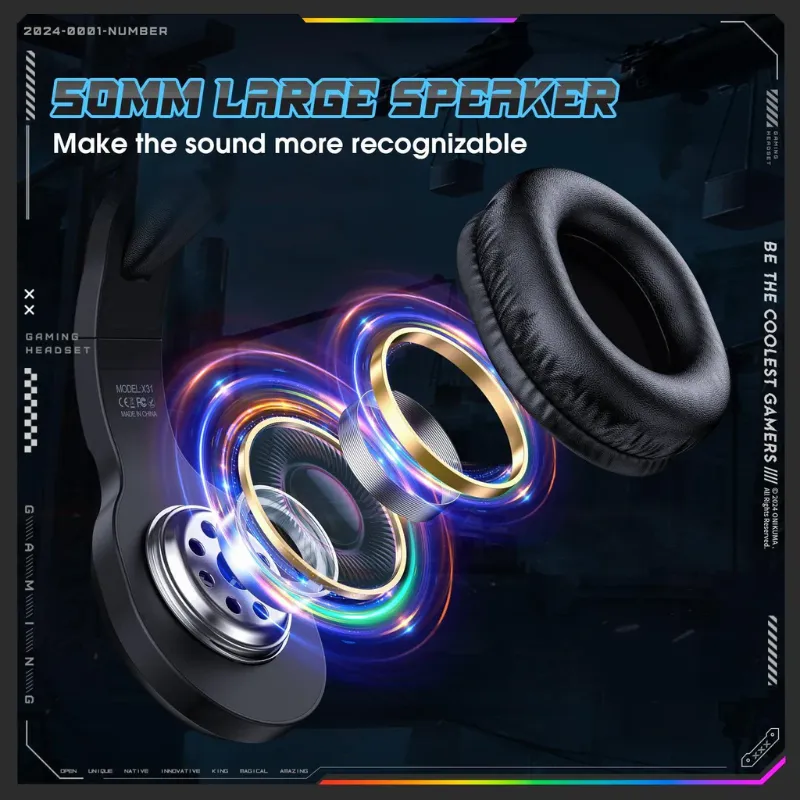 ONIKUMA X31 RGB WIRED GAMING HEADSET