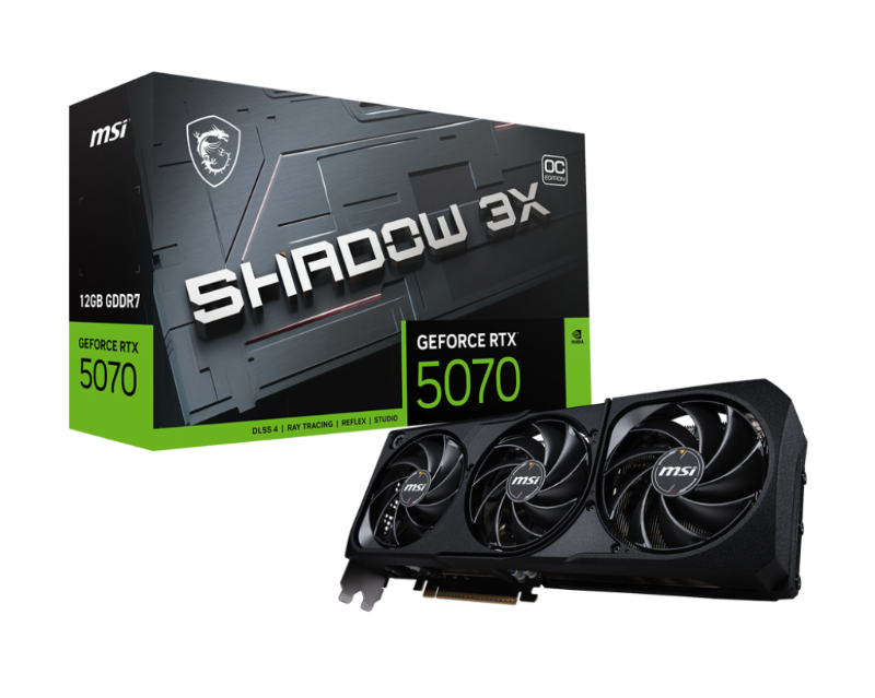 MSI GeForce RTX 5070 12G SHADOW 3X OC
