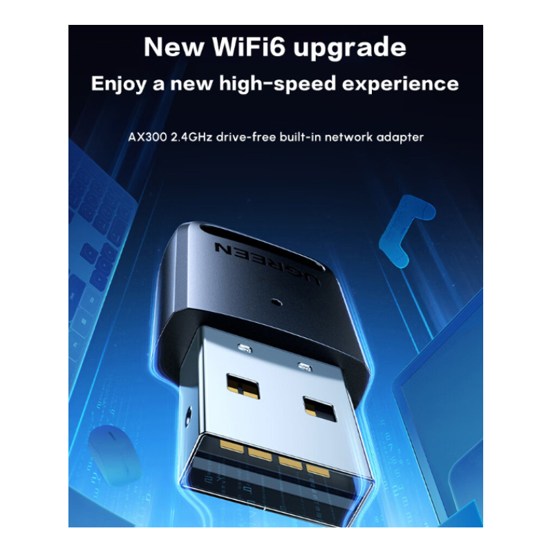 UGREEN CM760 35262 AX300 WiFi 6 Wireless USB Adapter