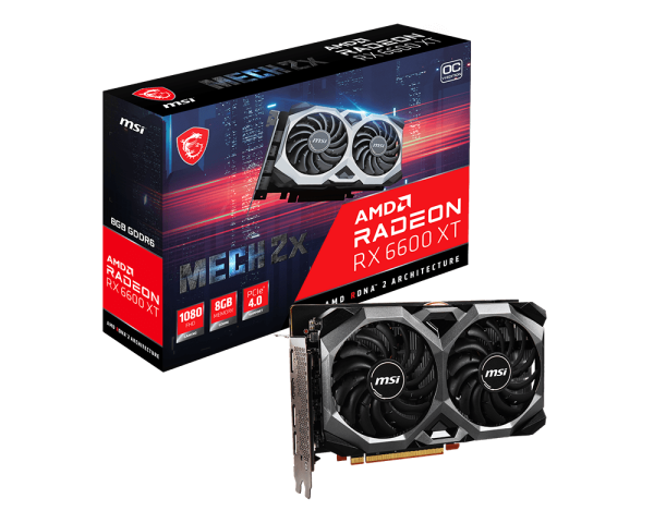 Radeon RX 6600 XT MECH 2X 8G OCV1