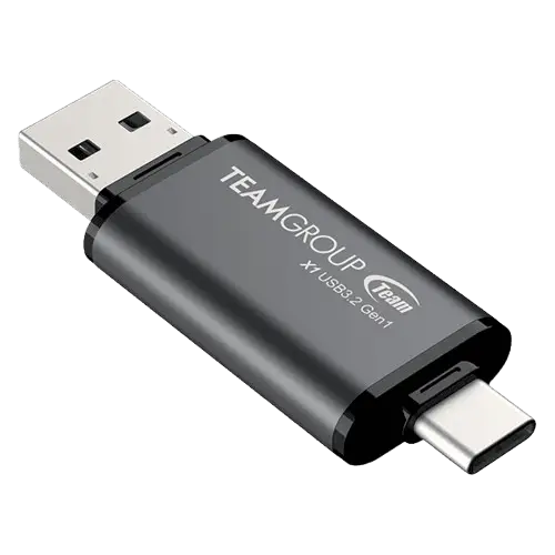 TEAM X1 USB 3.2 GEN1 DUAL DRIVE 128GB
