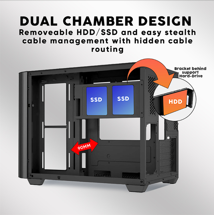 Armaggeddon AQUARON X CURVE 285 Gaming Case