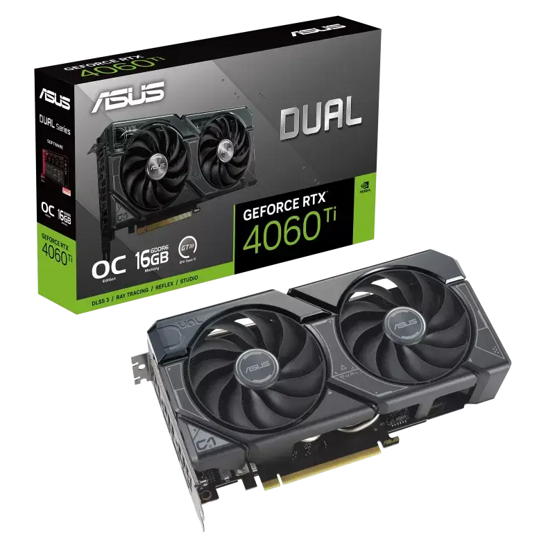ASUS Dual GeForce RTX™ 4060 Ti OC Edition 16GB GDDR6