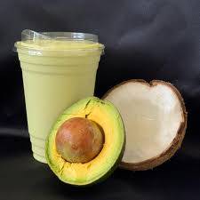 ដូងលាយប័រក្រឡុក
Blended coconut with avocado
