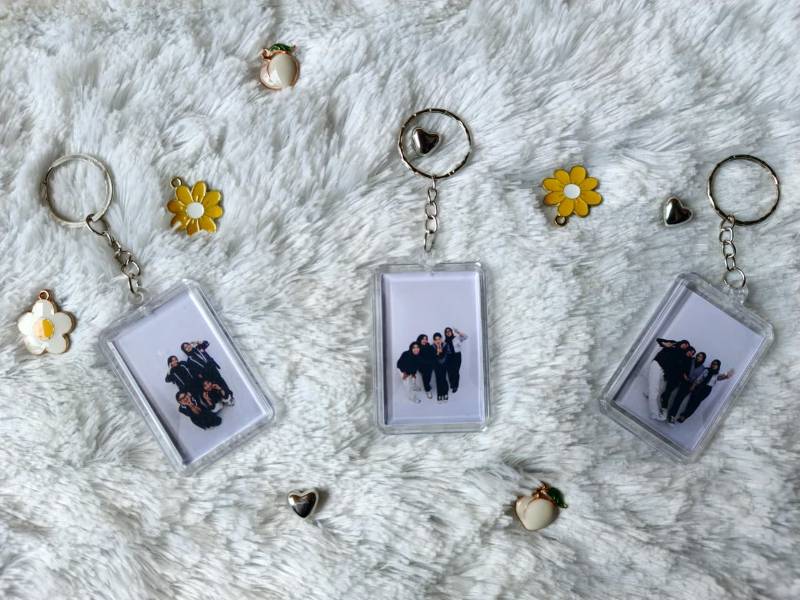 Keychain PhotoStrip Akrilikk custom Foto