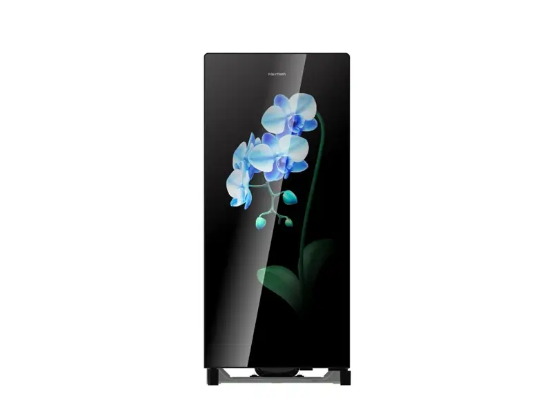 POLYTRON REFRIGERATOR 1 DOOR 181L BLACK BLUE/WHITE