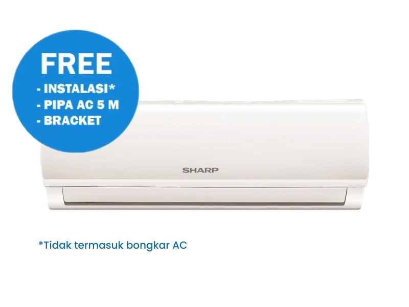 SHARP AC SPLIT 1/2 PK STANDARD