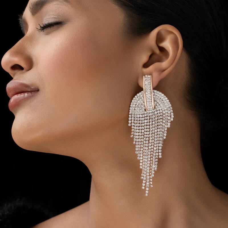Anti-Tarnish Crystal Danglers