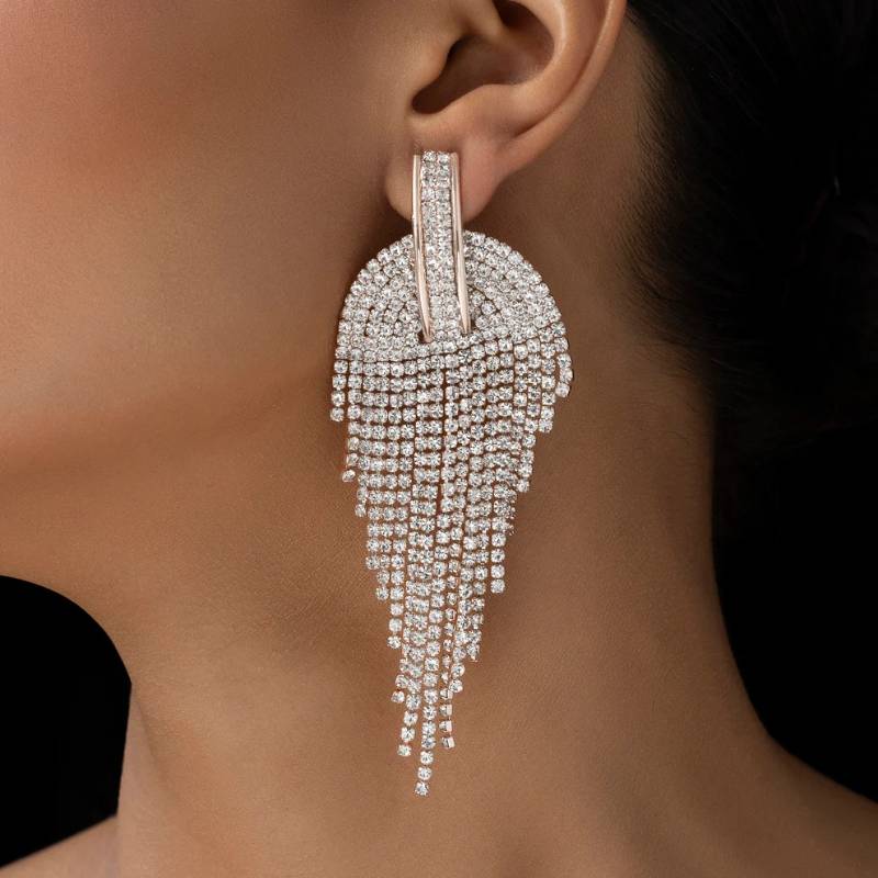 Anti-Tarnish Crystal Danglers