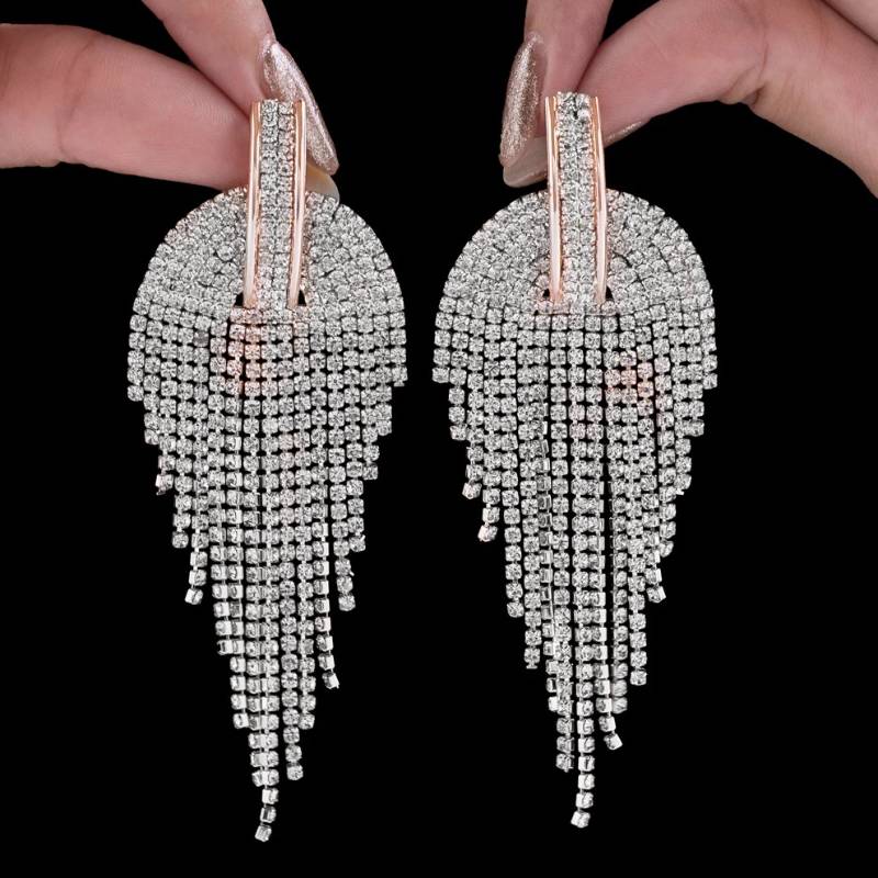 Anti-Tarnish Crystal Danglers