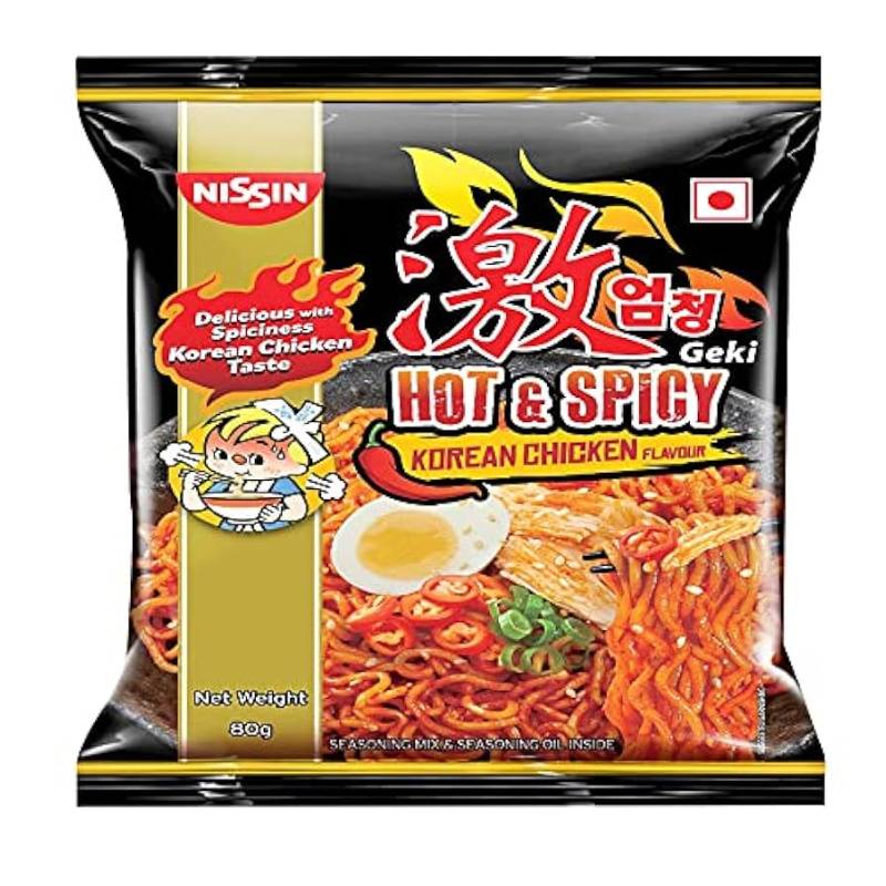 Nissin Hot & Spicy Korean  Chicken Noodles