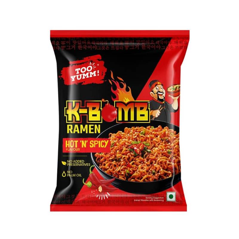 Too Yum K-Bomb Hot & Spicy Korean Noodles