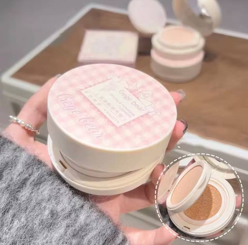 Base Cushion + Polvo Compacto Gege Bear