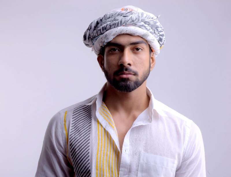 Stripe White Muslin Cotton Shirt