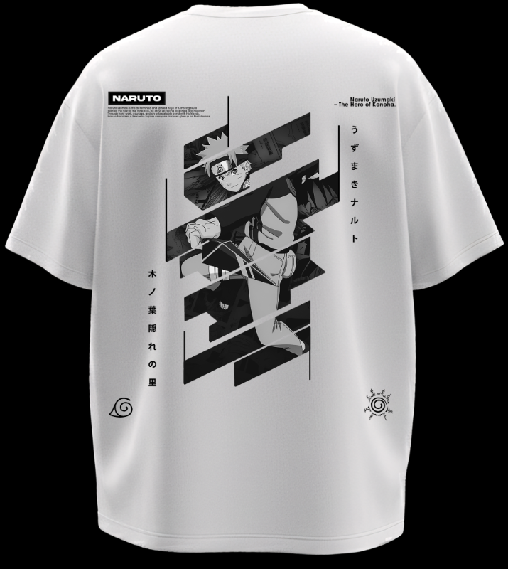 Naruto Uzumaki Oversized Tshirt