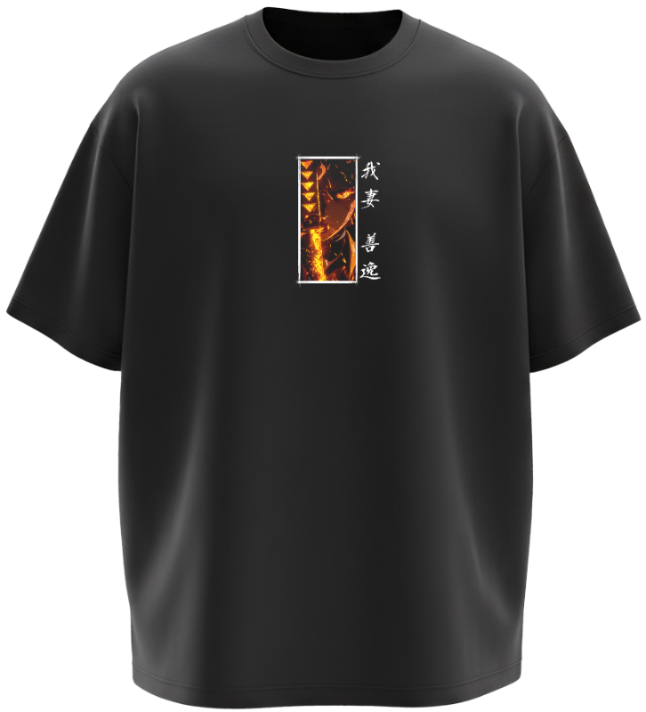 Zenitsu Demon Slayer Oversized Tshirt