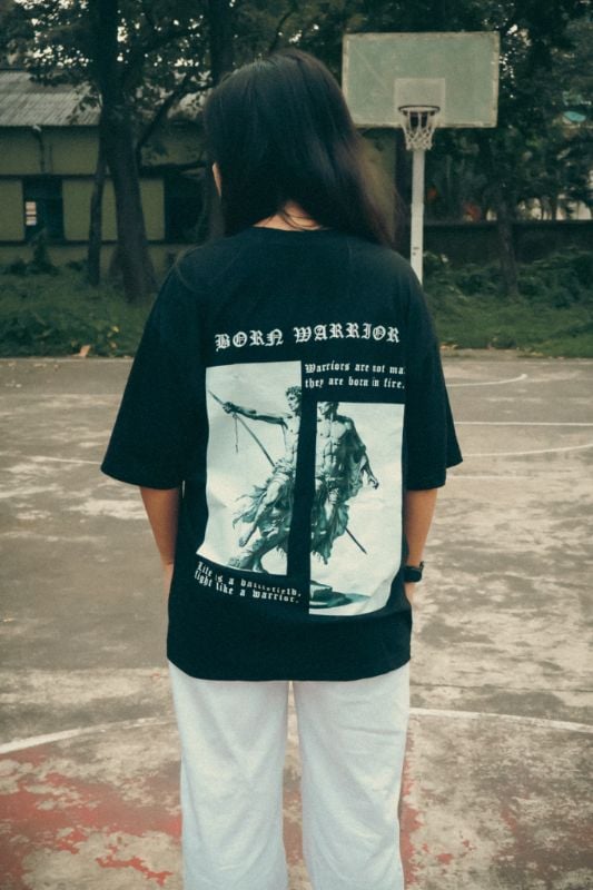 Born Warrior Oversized Tshirt