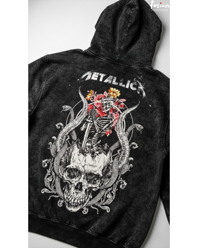 METALLICA Premium Acid Wash Hoodie