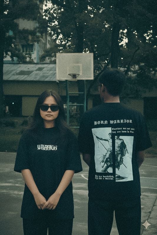 Born Warrior Oversized Tshirt