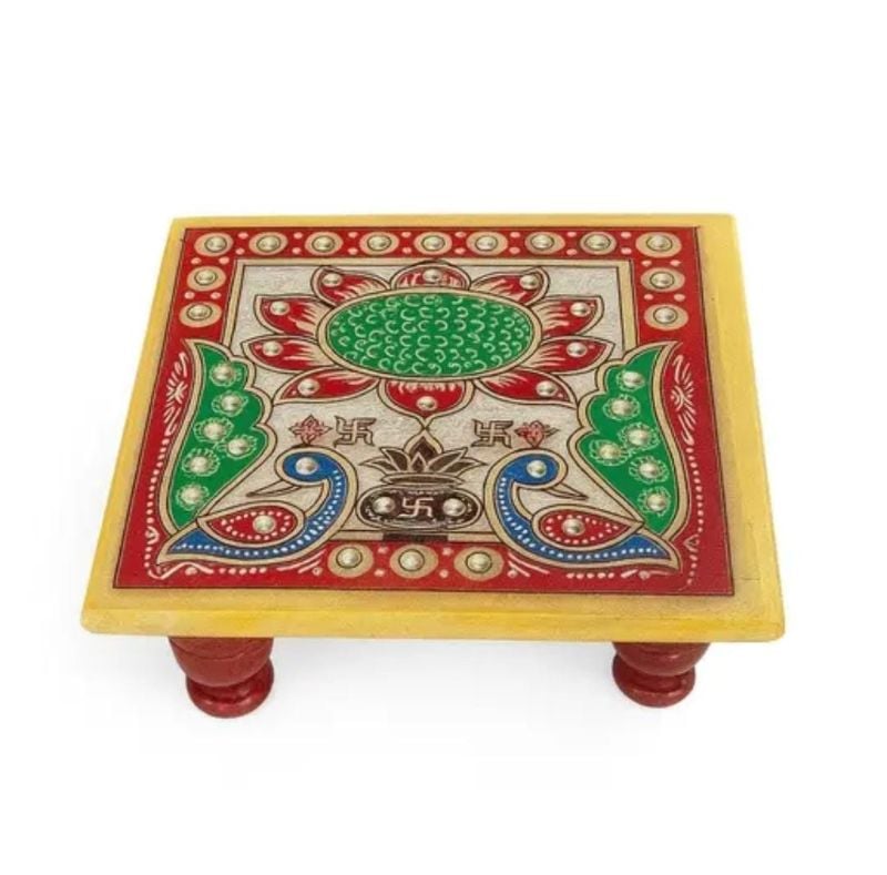 4x4 inch Marble Puja Choki