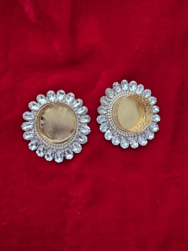 TL306 Silder Stone Tlight Holder (PAIR)