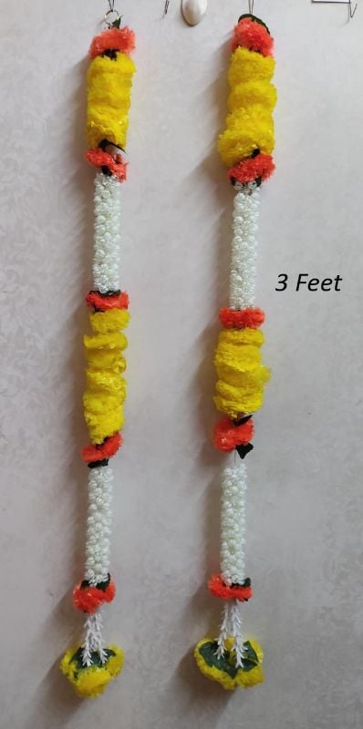 PB 115 Y&O Marigold and Mogra Latkan. 3 ft. (PAIR)