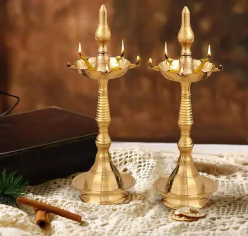 Samai (Kerala) 9 Inch Brass