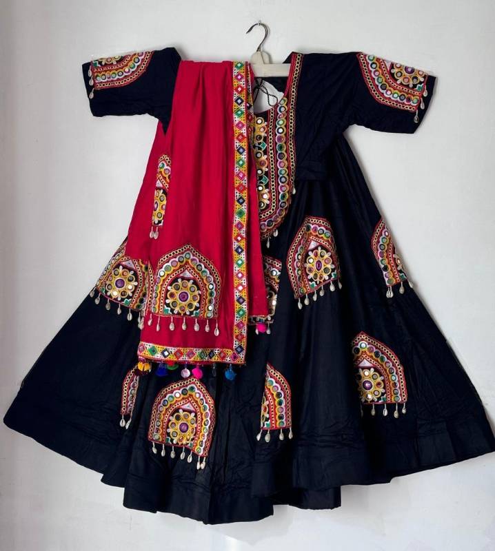 Designer Ghaghra 219. Free Size, Length 40 in