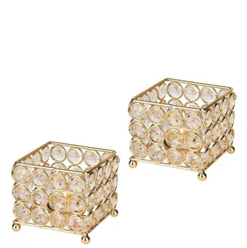Square Crystal Diya