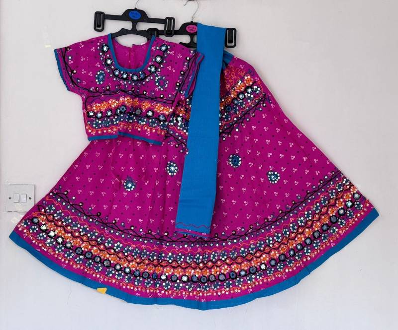 Ghaghra 112.. Size 26.. Age 6-8 yr. Lenght 28 in