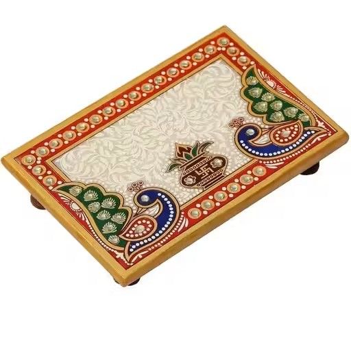 6x4 inch Marble Puja Choki