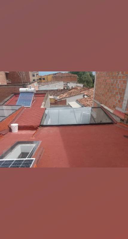 Techos en estructura de metal