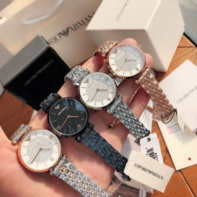 Emporio Armani – Diamond Studded