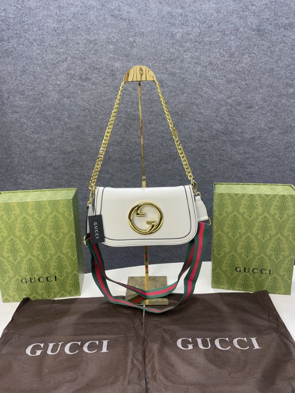Gucci Blondie Handbag with Folding Flap