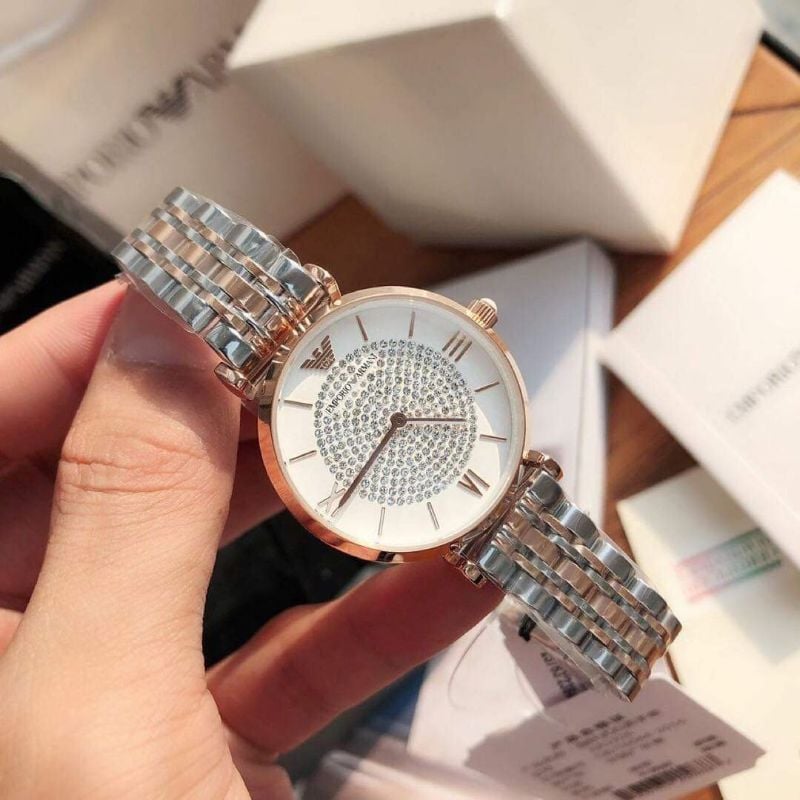 Emporio Armani – Diamond Studded