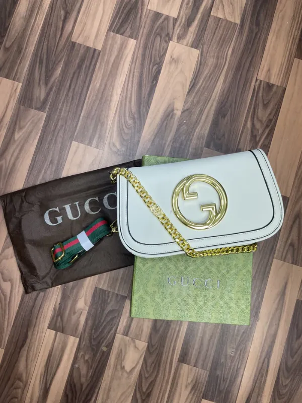 Gucci Blondie Handbag with Folding Flap