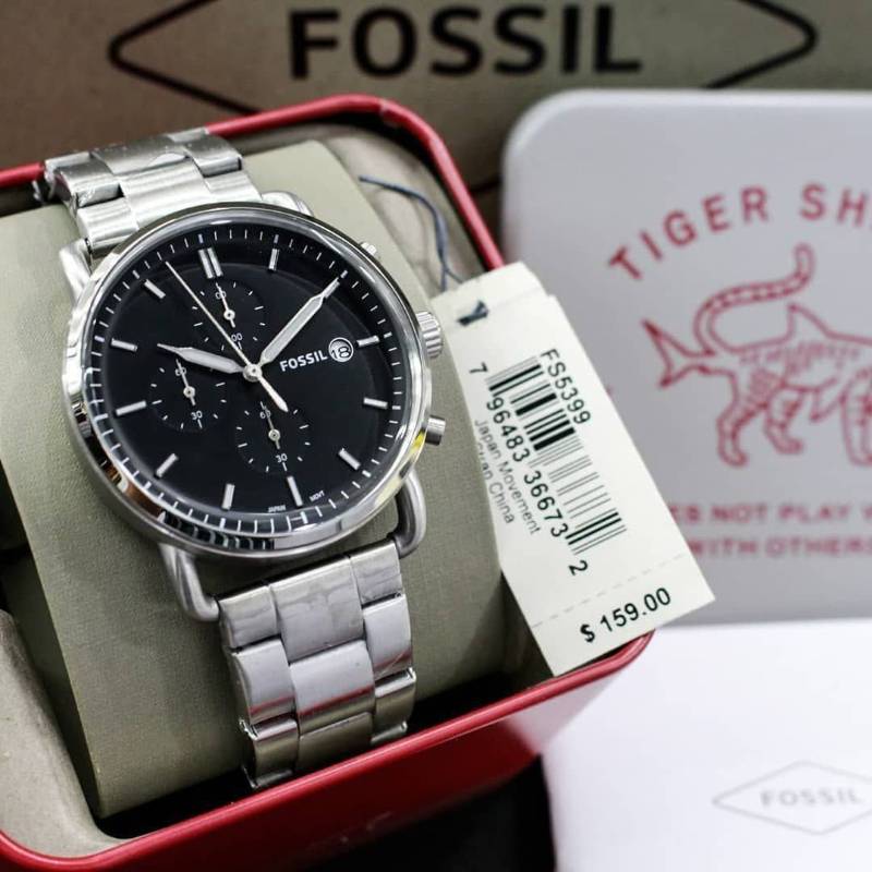 Fossil Commuter Black