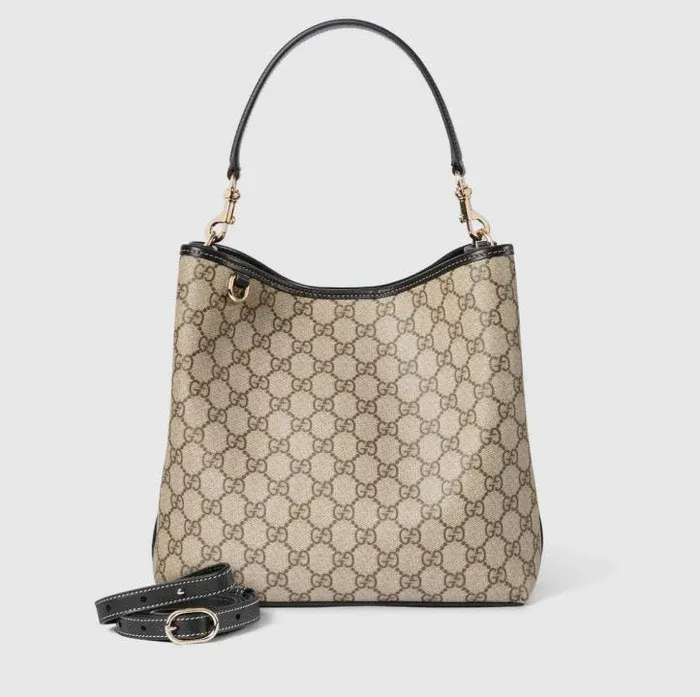 Gucci GG Emblem Medium Bucket Bag