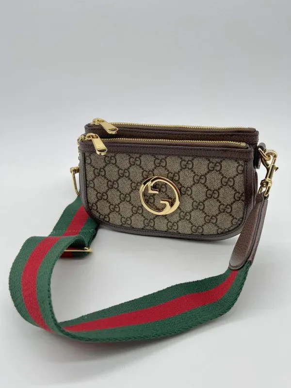 Gucci GG Blondie Mini Shoulder Bag – Ebony Canvas