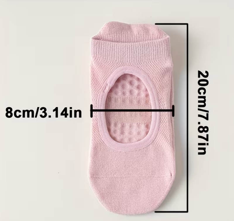 Medias antideslizantes Standar - Modelo botita Negro/Gris